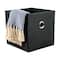 Organize It All 12" Black Storage Cubes, 2ct.
